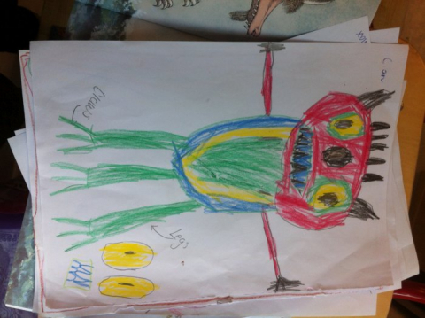 Monsters with Paula’s class.