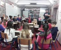 Drumming with Urs: Second and Sixth Class November 2015