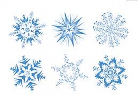 Creating Snowflakes in Art Class