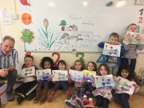 Rachel’s class learn about Ducks