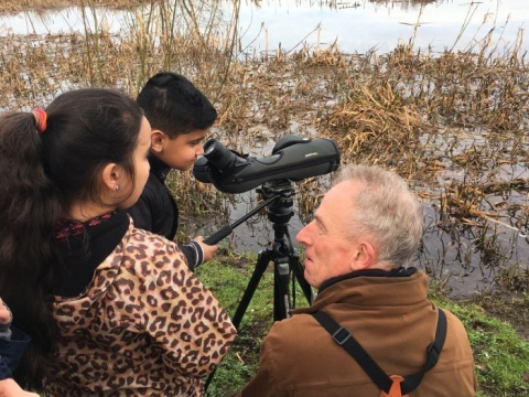 Birdwatching with Siobhan’s class