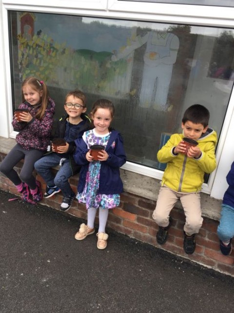 Planting with Ellen’s Class