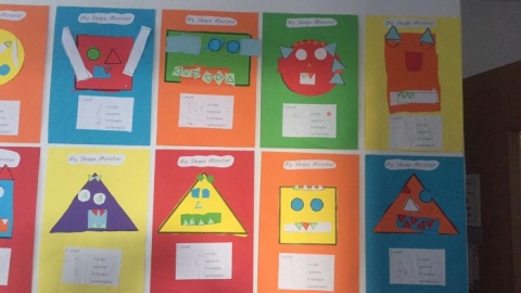 Senior  Infant Shape Monsters