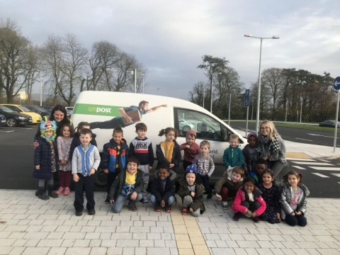 Rachel’s Class Visit to Mungret Post Office