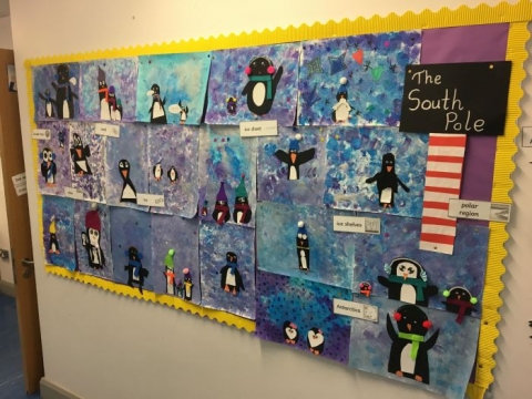 Winter Art Around the  School