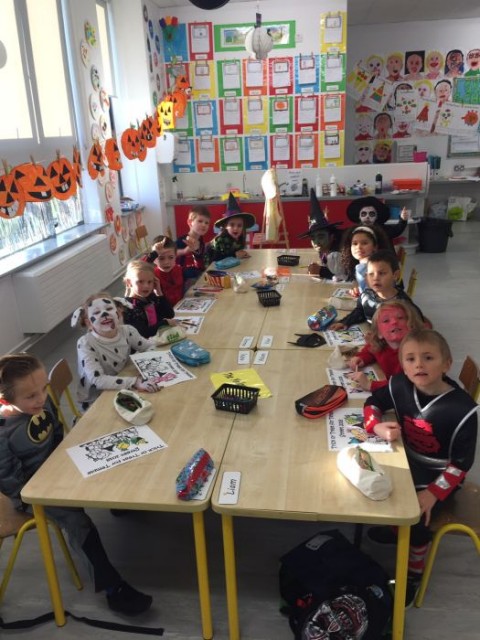 Senior Infants at Halloween